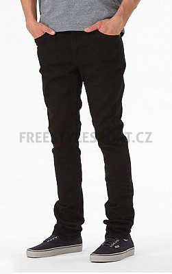 Kalhoty Vans V76 Skinny Boys - Black Overdye SP13