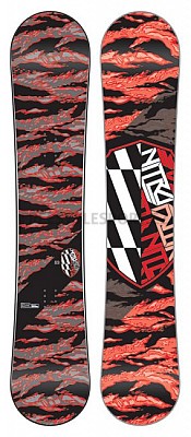 Snowboard Nitro Shield Tiger Red 09/10
