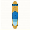 Retrospec Weekender INFLATABLE SL 10' Nafukovací Paddleboard NAUTICAL BLUE 2022