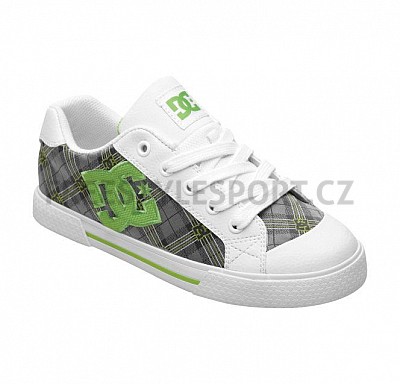 Boty DC Chelsea SE Black White Soft Lime