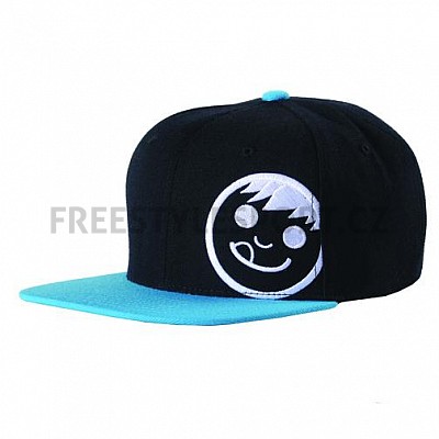 Čepice Neff Corpo cap Black Cyan