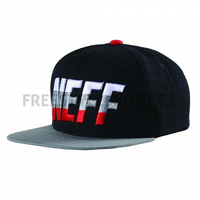 Čepice Neff Tripple cap Black Grey