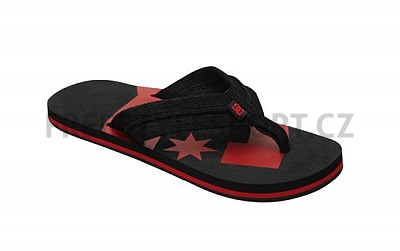 Sandále DC Central Black Athletic Red