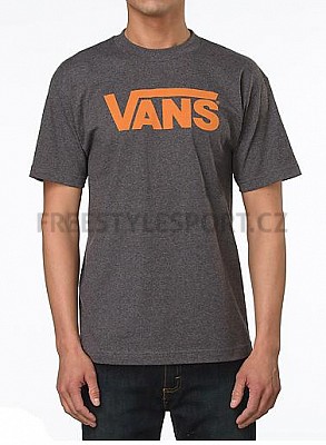 Triko pánské Vans Classic Charcoal Heather
