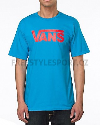 Triko pánské Vans Classic Turquoise Red