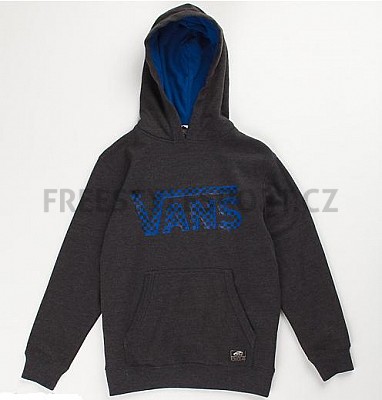 Mikina pánská Vans Classic Pullover Black Heather True Blue