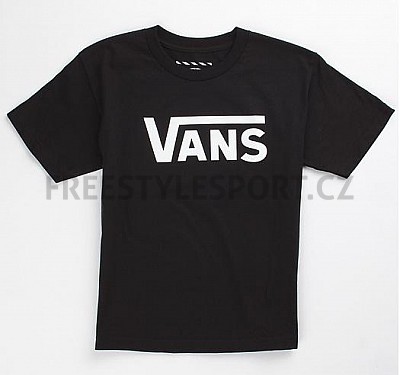 Triko dětské Vans Classic Boys Black White