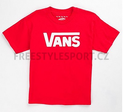 Triko dětské Vans Classic Boys Red White