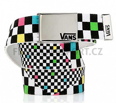 Pásek Vans Checks For Girl Belt Black Green Apple