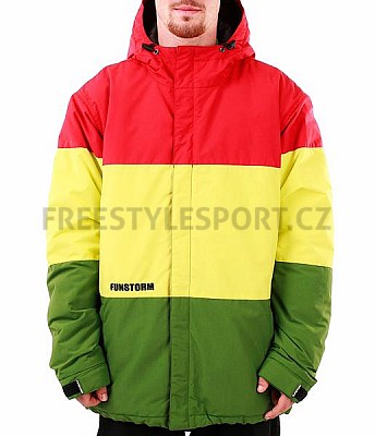Bunda na snowboard pánská Funstorm TIREN III Jacket Lime