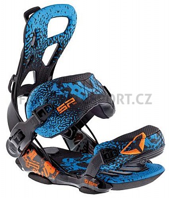 Snowboardové vázání SP Rail Black Blue 12/13