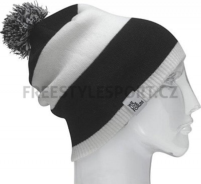 Čepice zimní Forum Stripes Beanie Forum Black Ceremony White Relse