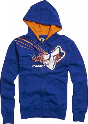Mikina pánská Fox Spillage zip Front Fleece Tech Blue
