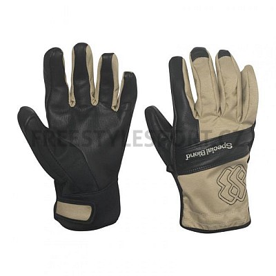 Rukavice na snowboard pánské Special Blend Leather Gloove Tan Lines