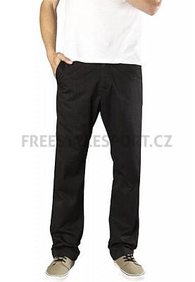 Kalhoty pánské Fox Essex pant Black Pinstripe