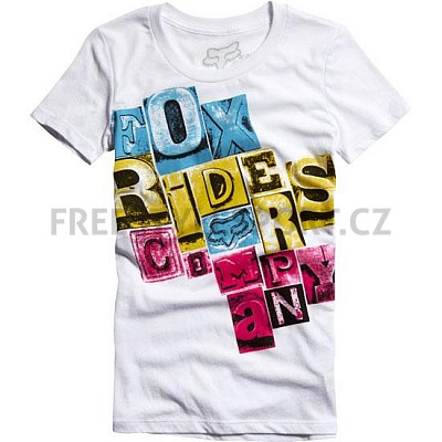 Triko dámské Fox First Class Crew Neck White