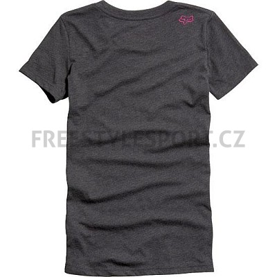 Triko dámské Fox Streamline Crew Neck Tee Charcoal Heather