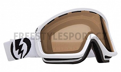 Brýle na snowboard Electric EGB2 Gloss White Bronze
