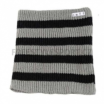 Nákrčník zimní Neff Daily Stripe Gaiter Black Grey
