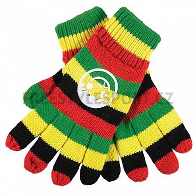 Rukavice NEFF Sucker Glove Rasta