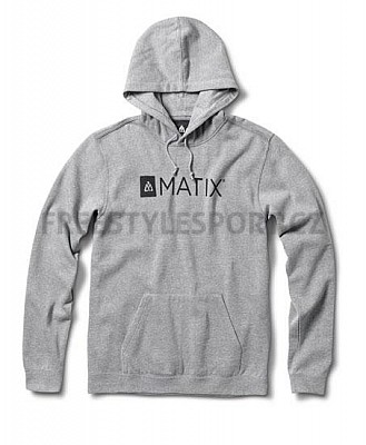 Mikina pánská s kapucí Matix Monolin Hood Heather Grey