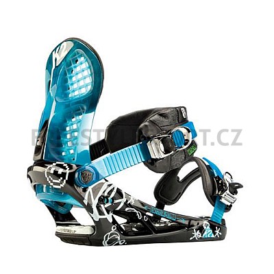 Vázání na snowboard pánské K2 Hurrithane Black