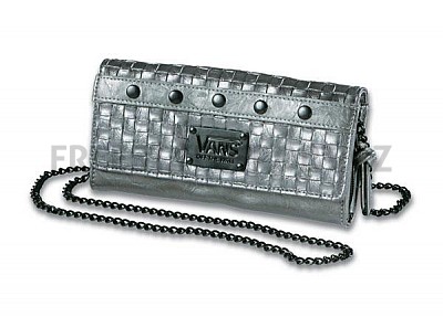 Peněženka Vans CRUSHED WALLET Metallic Siver SP13