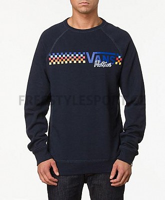 Mikina Vans Native Check Crew - Eclipse SP13
