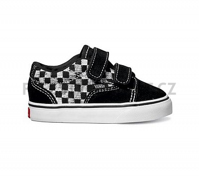 Boty Vans KRESS V Sketch Check - Black White SP13