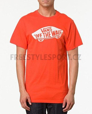 Triko pánské Vans OTW - Cherry Tomato White SP13