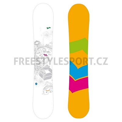 Snowboard dámský FTWO WHITE DECK LADY Double Camber 15/16