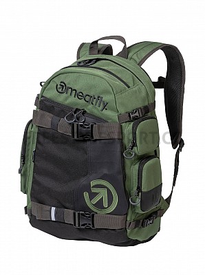 Batoh Meatfly WANDERER DARK OLIVE/BLACK 28 L