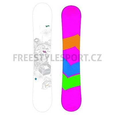 Snowboard dámský FTWO WHITE DECK LADY Double Camber 15/16