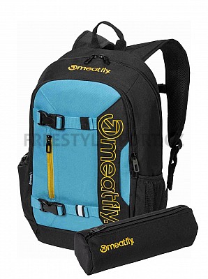 Meatfly Batoh BASEJUMPER SKY BLUE/YELLOW 22L