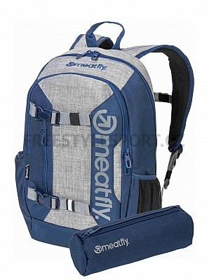 Meatfly Batoh BASEJUMPER BLUE/GREY HEATHER 22L