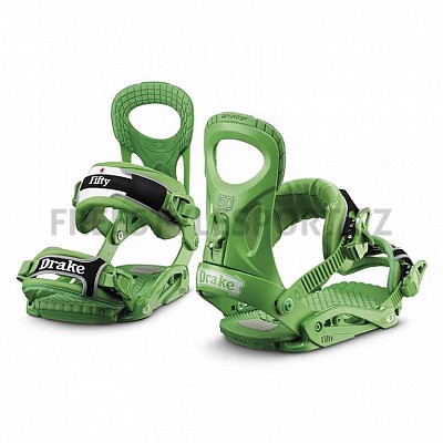 Snowboardové vázání Drake FIFTY Bottle Green