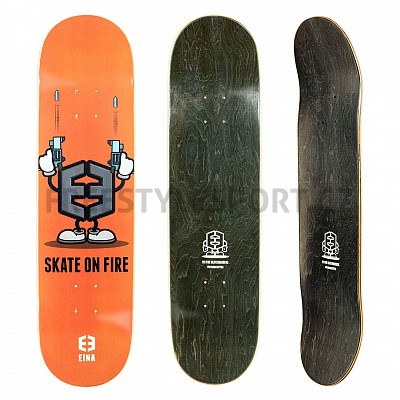 DESKA EINA SKATE ON FIRE DECK 8,0