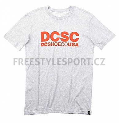 Triko pánské DC DCSC Heather Grey