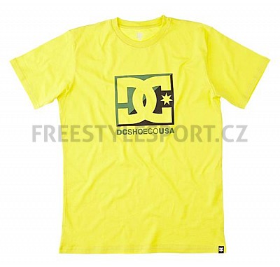 Triko pánské DC Cross Blazing Yellow