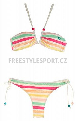 Plavky Rip Curl Stripe Bandeau Retro Bikini