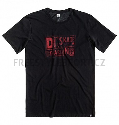 Triko pánské DC PRESS - HEATHER BLACK SP13