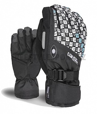 Rukavice na snowboard Level Matrix Under Black White