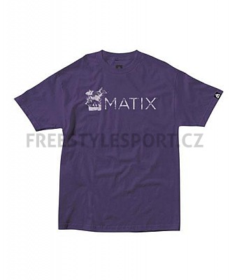 Triko pánské Matix Monolin Smoked Tee Purple