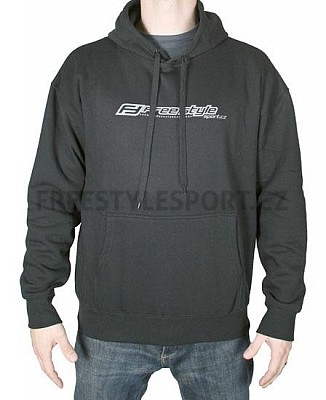 Mikina pánská team hood Freestyle Slam Black Grey