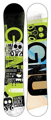Snowboard GNU Carbon Credit Series BTX 162 cm Wide