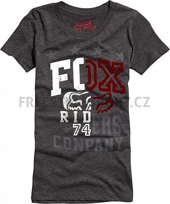 Triko dámské Fox Zoom Crew Neck Charcoal