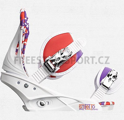 Vázání na snowboard Burton Stiletto Smalls White 12/13