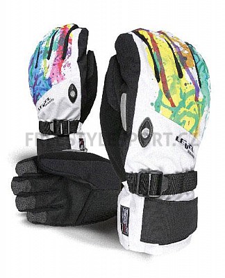 Rukavice na snowboard Level Matrix Under White