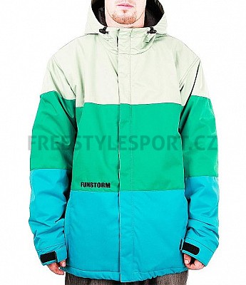 Bunda na snowboard pánská Funstorm TIREN II Dark Green