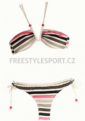 Plavky Rip Curl Stripe Bandeau Retro Bikini